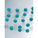 UNIQUE 7FT CARIBBEAN TEAL HONEYCOMB GARLAND