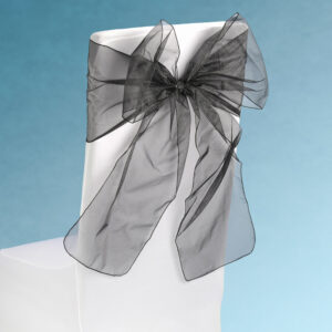 SNOW SHEER CHAIR TIE BLACK