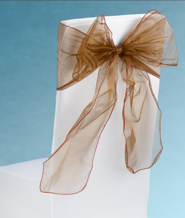 SNOW SHEER CHAIR TIE CH/BROWN