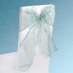 SNOW SHEER CHAIR TIE SAGE GREEN