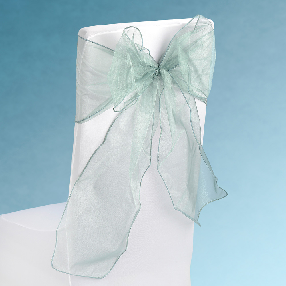 SNOW SHEER CHAIR TIE SAGE GREEN