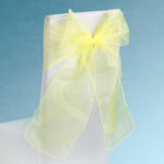 SNOW SHEER CHAIR TIE YELLOW