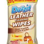 DUZZIT LEATHER CLEANING WIPES 50PK