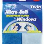 DUZZIT MICRO-SOFT WINDOW CLOTH 2PK