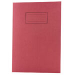 SILVINE EXCERSIE BOOKS RULED FM RED PACK OF 10