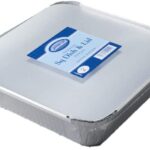 FOIL DISH + LID 24CMX24CM PK2