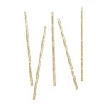 GOLD DOTS STRAWS PK20