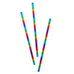 RAINBOW PAPER STRAWS PK20