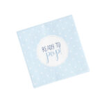 UNIQUE READY TO POP BLUE NAPKINS PK20