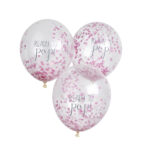 READY TO POP BALLOONS PINK CONFETTI PK5