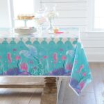 UNIQUE MERMAID 54X84 PLASTIC TABLECOVER