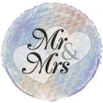 UNIQUE 18″ MR & MRS PRISMATIC BALLOON