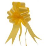 APAC 50MM DAFFODIL YELLOW PULLBOW PK20