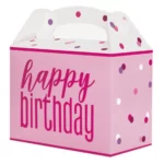 UNIQUE GLITZ PINK BIRTHDAY PARTY BOXES