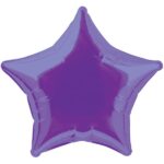 UNIQUE 20″ STAR PURPLE FOIL BALLOON