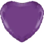 UNIQUE 18″ HEART PURPLE FOIL BALLOON