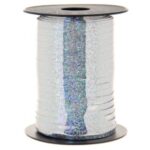 5MMX250M SILVER HOLOG CURLING RIBBON