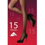 SHEER TIGHTS SIZE S/M NEARLY BLACK 15 DENIER