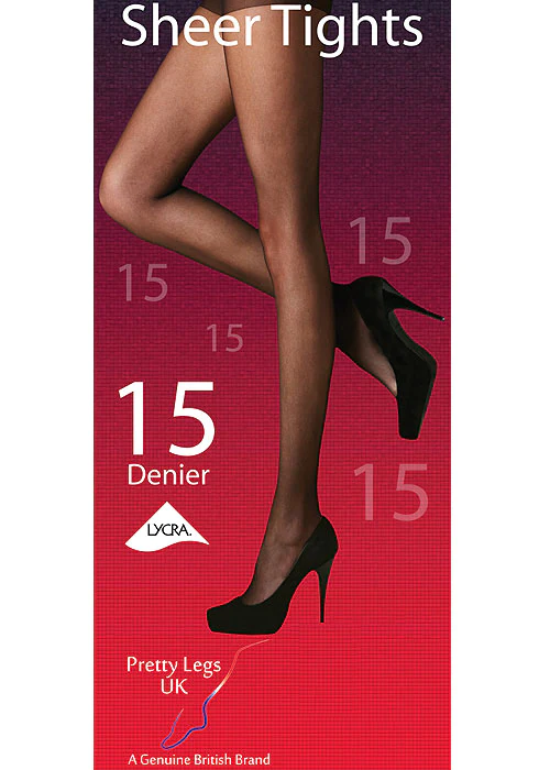 SHEER TIGHTS SIZE S/M NEARLY BLACK 15 DENIER – Andil Brothers