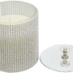 SILVER DIAMONTE CANDLE (FRAGRANCED)