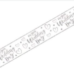 SIMON ELVIN 2.5M “WEDDING DAY” BANNER