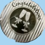 UNIQUE 18″ WEDDING CONGRATULATIONS FOIL BALLOON