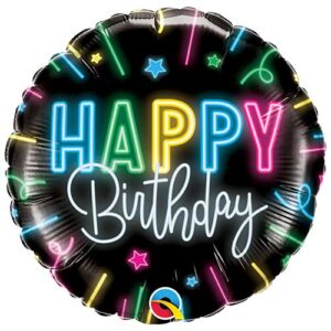 NEON GLOW BIRTHDAY 18" FOIL