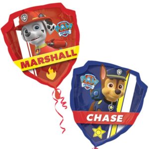 PAW PATROL SHIELD SHAPE P38 PKT (25" x 27")