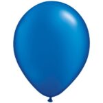 QUALATEX PEARL SAPPHIRE BLUE 11″ (PACK OF 25 ROUND BALLOONS).