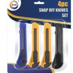 4PC SNAP OFF KNIVES SET