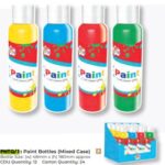 ACT. REGULAR  PAINT  MIXED RED, GREEN ,YELLOW & BLUE 250ML