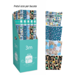 3M MALE HAPPY BDAY ROLL WRAP X 1