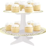 GOLD FOIL CUPCAKE STAND