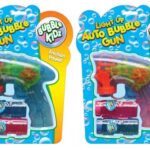 AUTO BUBBLE GUN W/LIGHT & 2 BUBBLE TUBS