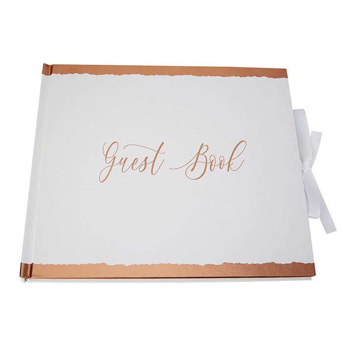 NEVITI ROSE GOLD GUEST BOOK