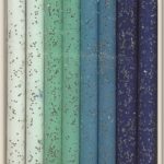 SIMON ELVIN TALL CANDLES MULTI BLUE PK16