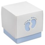 BABY FOOTPRINT BOX BLUE 60X60X60 PK10