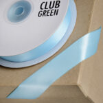 DELUXE SATIN RIBBON 15MMX25 BLUE