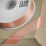 DELUXE SATIN RIBBON 15MMX25M ROSE GOLD