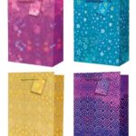 HOLOGRAPHIC GIFT BAGS LARGE PK12