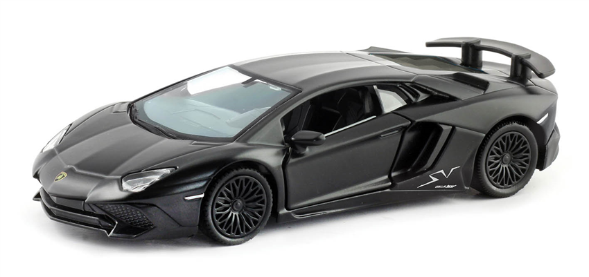 MATT BLACK DIE CAST CAR 1:32 SCALE (Lamborghini Aventador SV)