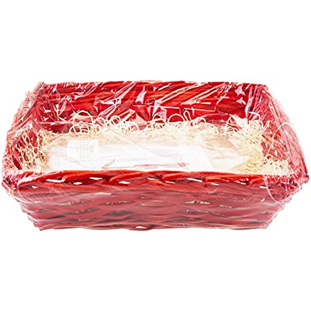 MAKE YOUR OWN RECTANGLE RED HAMPER 30X45