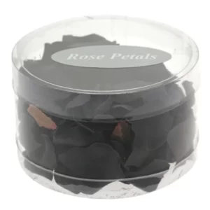 BLACK ROSE PETALS 150PC IN TUB