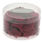 BURGUNDY ROSE PETALS 150PC IN TUB