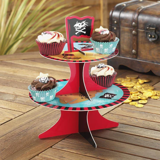 DINO ISLAND 2 TIER CAKE STAND