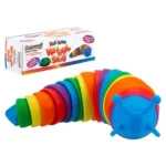 RAINBOW WRIIGLE SLUG PUZZLE TEASER IN BOX