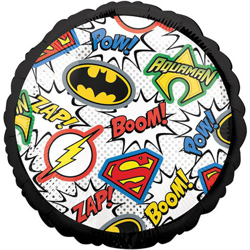 ANAGRAM 17" JUSTICE LEAGUE EMBLEMS FOIL BALLOON