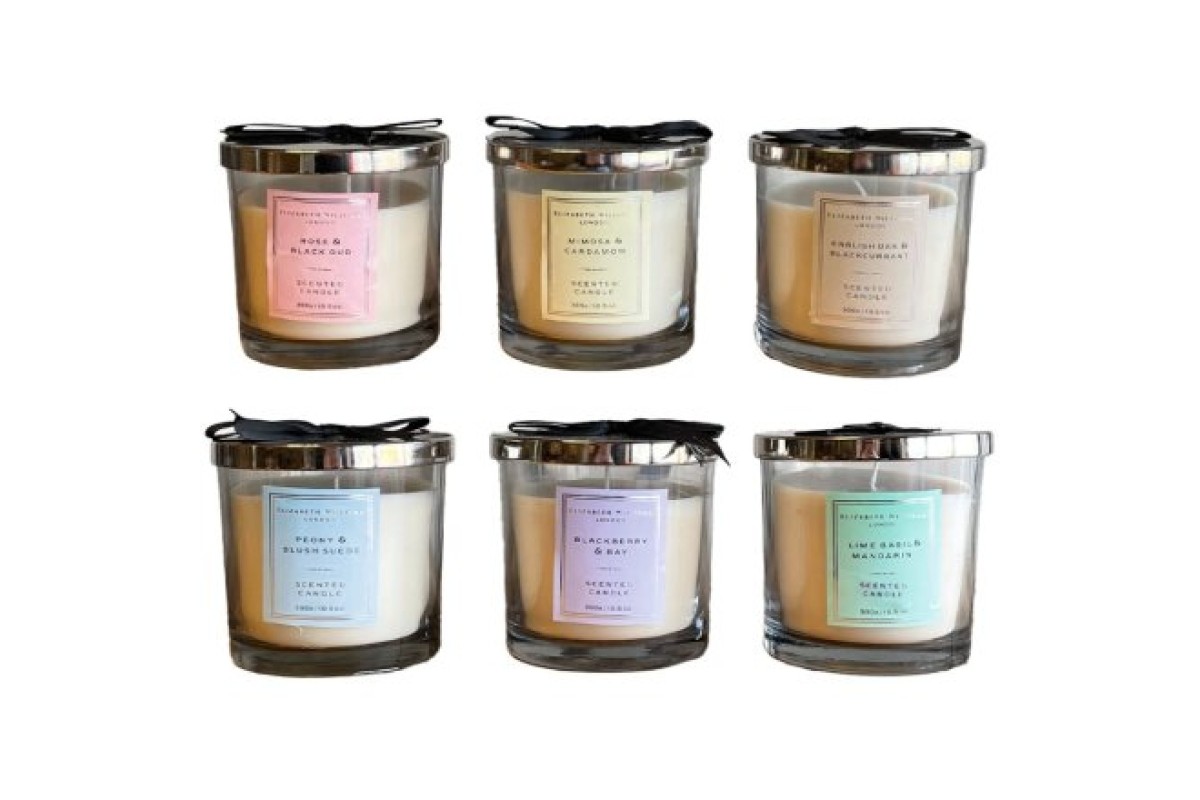 AVA SCENTED CANDLE WITH LID 9.5CM (Blackberry & Bay)