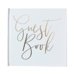 NEVITI DIPPED IN GOLD GUEST BOOK.