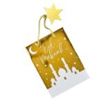 EID GOLD GIFT BAG WITH STAR TAG PK5